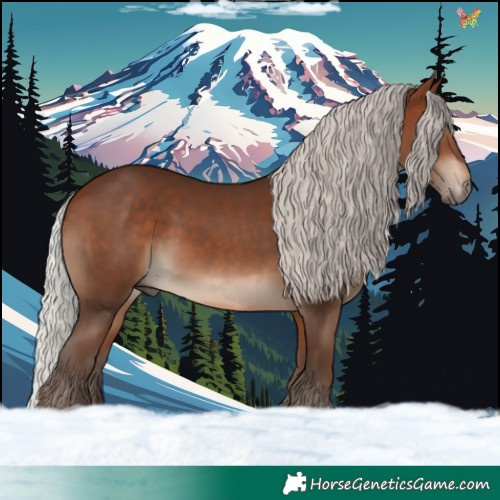 Horse Color:Silver Brown 