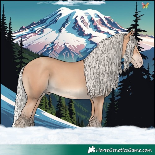 Horse Color:Silver Amber Champagne 