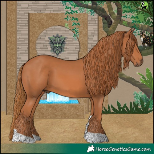 Horse Color:Chestnut Tobiano 