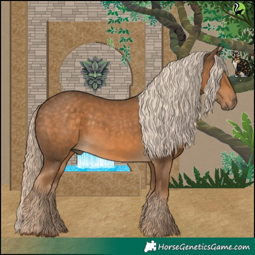 Horse Color:Chocolate Palomino 