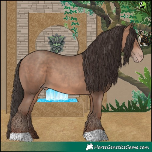 Horse Color:Sable Champagne 