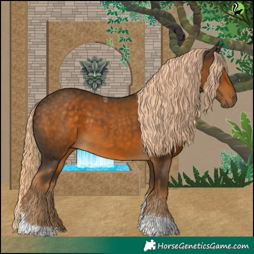 Horse Color:Chocolate Palomino Tobiano 