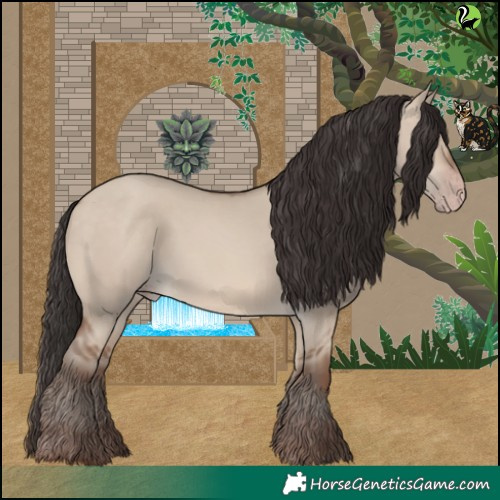 Horse Color:Sable Champagne Dun 
