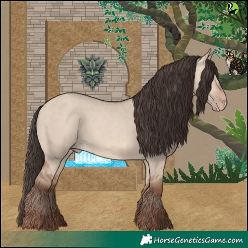 Horse Color:Amber Champagne Dun 
