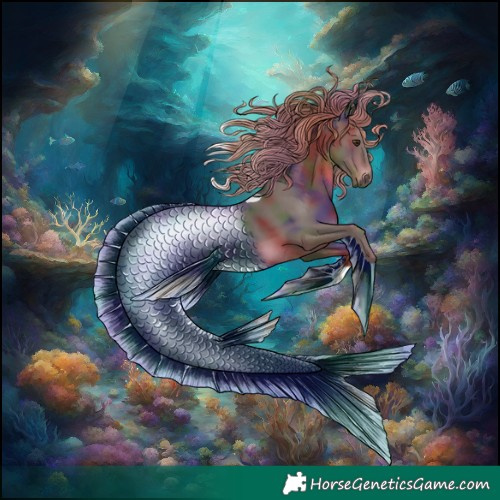 Horse Color:Nacre Liver Chestnut Tobiano Rabicano 