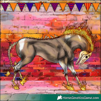 Horse Color:Amber Champagne Tobiano 