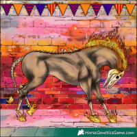 Horse Color:Sable Champagne 