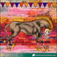 Horse Color:Sable Champagne 