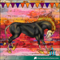 Horse Color:Black 