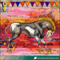 Horse Color:Brown Tobiano Appaloosa
