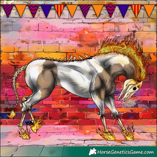 Horse Color:Classic Champagne Tobiano 