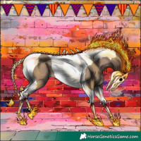 Horse Color:Classic Champagne Tobiano