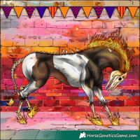 Horse Color:Brown Tobiano