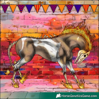 Horse Color:Classic Champagne Tobiano 