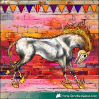 Horse Color:Classic Champagne Near Leopard