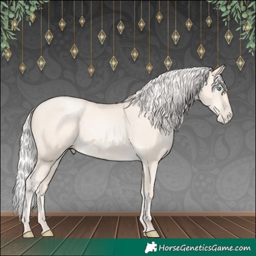 Horse Color:Silver Amber Cream Champagne Pearl 