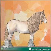 Horse Color:Red Onyx Roan Pearl 