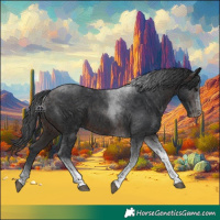 Horse Color:Brown Tobiano 