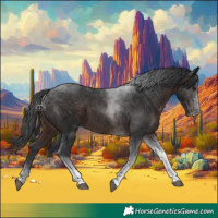 Horse Color:Brown Tobiano 