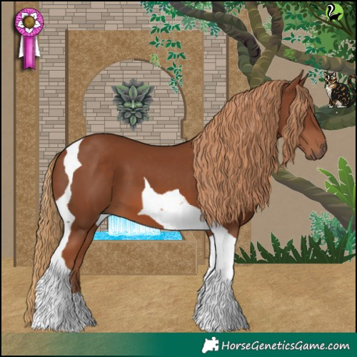 Horse Color:Chestnut Tobiano 