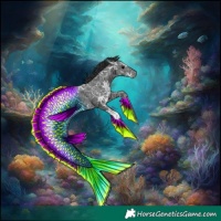 Horse Color:Black Ice Tobiano 