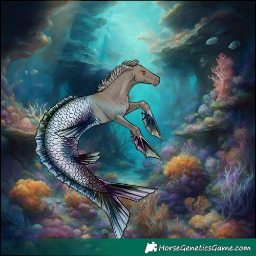 Horse Color:Silver Grullo Tobiano 