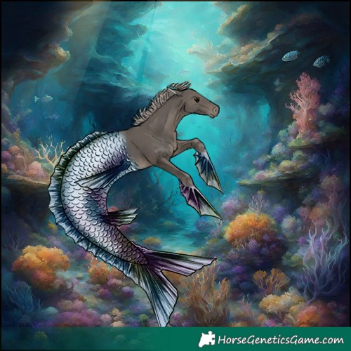 Horse Color:Silver Black 