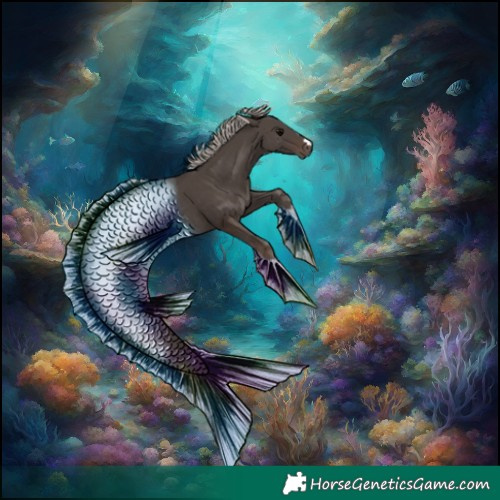 Horse Color:Silver Black 