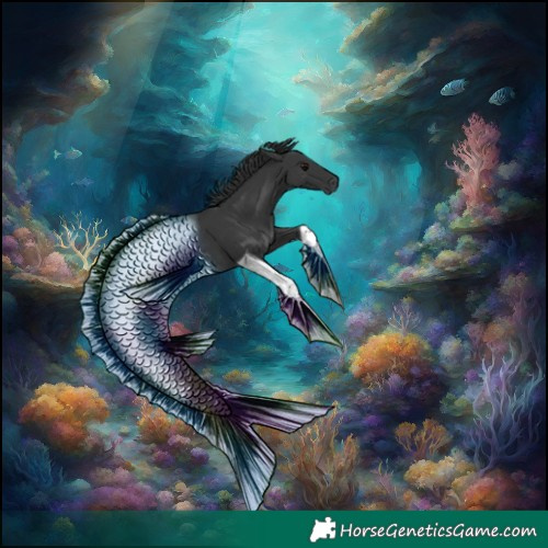 Horse Color:Black Tobiano 