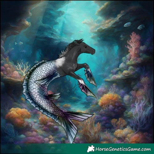 Horse Color:Black Tobiano 