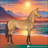Horse Color:Buckskin 