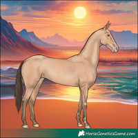 Horse Color:Amber Champagne 
