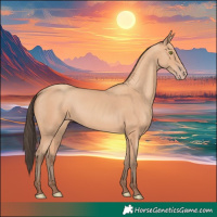 Horse Color:Amber Champagne 