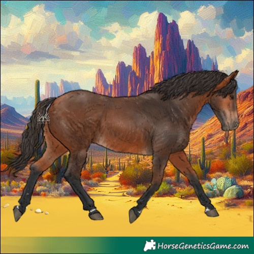 Horse Color:Bay 