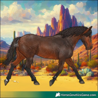 Horse Color:Bay 