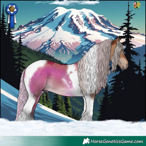 Horse Color:Silver Bay Dun Tobiano 