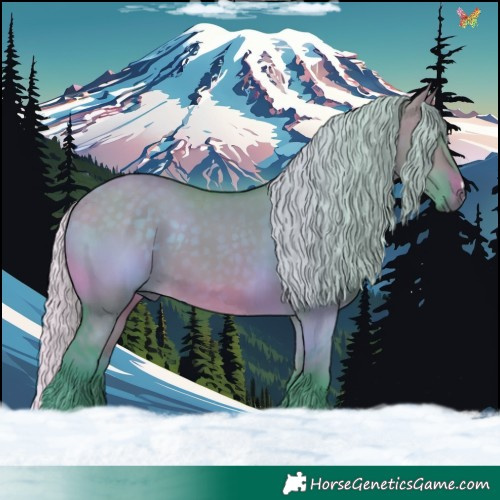 Horse Color:Watercolor Silver Brown Dun 