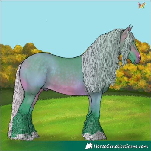Horse Color:Watercolor Silver Brown Dun