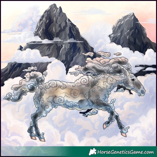 Horse Color:Void Brown Onyx Tobiano