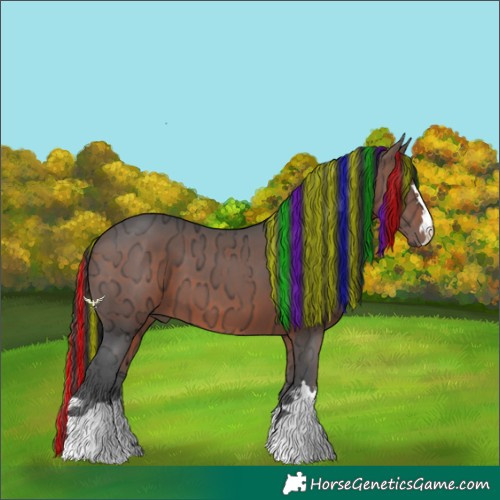 Horse Color:Painted Bay Ice 