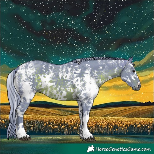 Horse Color:Watercolor Brown Sabino 