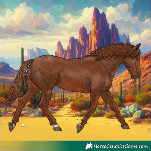 Horse Color:Chestnut 