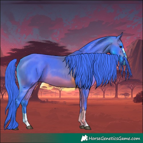 Horse Color:Watercolor Brown 