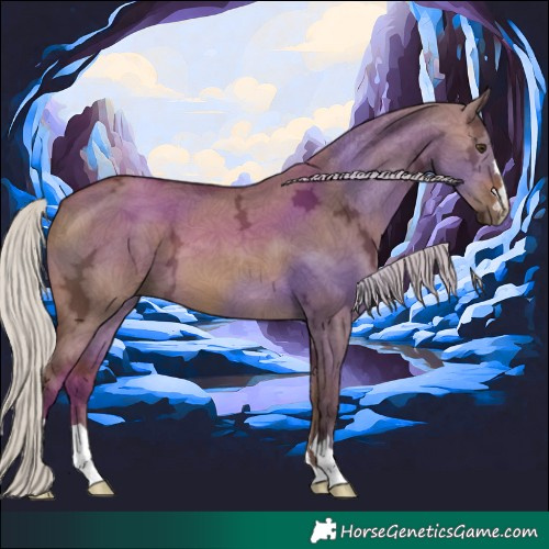 Horse Color:Silver Brown Ice Dun 