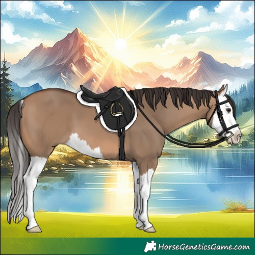 Horse Color:Bay Dun Splash 