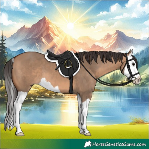 Horse Color:Bay Dun Splash 