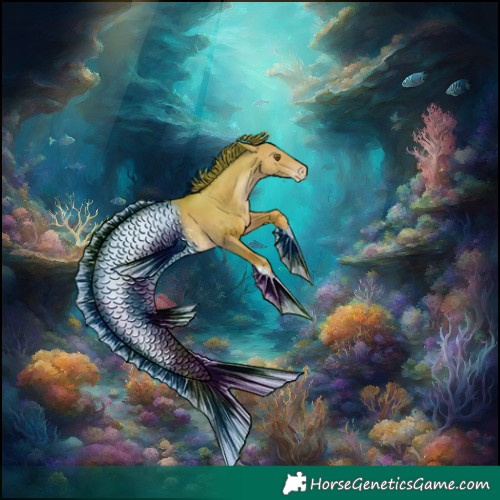 Horse Color:Watercolor Black Pearl Tobiano Rabicano 