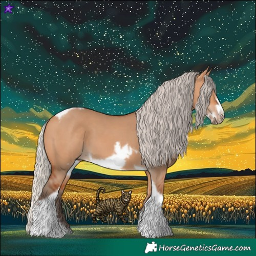 Horse Color:Silver Bay Dun Sabino Tobiano Frame Rabicano 