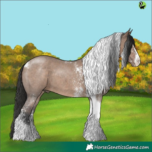 Horse Color:Liver Red Dun Sabino Tobiano 