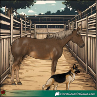 Horse Color:Chocolate Palomino 